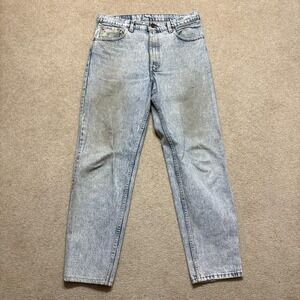 Vintage Levis 550 Jeans Mens 34x29 Light Wash Tapered Leg Made USA 90s